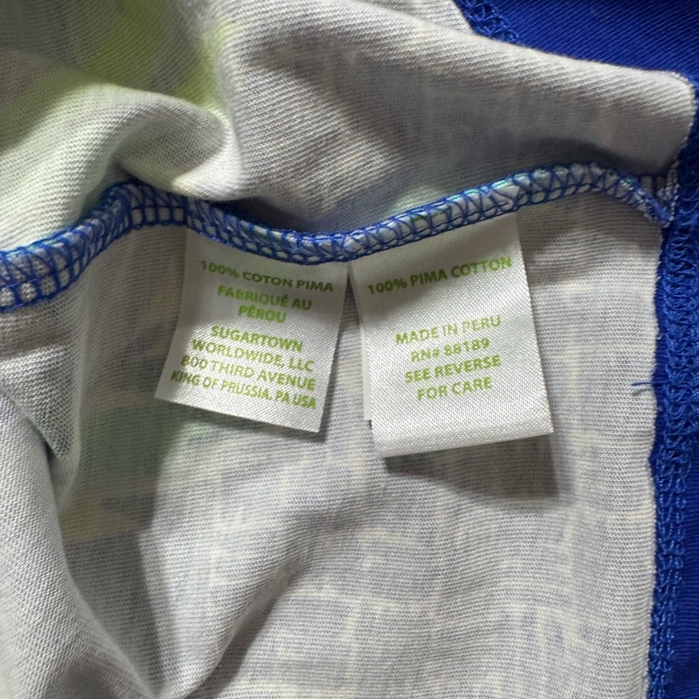 Lilly Pulitzer Tropical Blue and Green Coverup - Picture 7 of 10